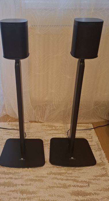 Set  SONOS ONE 2gen + 2 Stative Maclean  Impecabile Boxele & Stativele