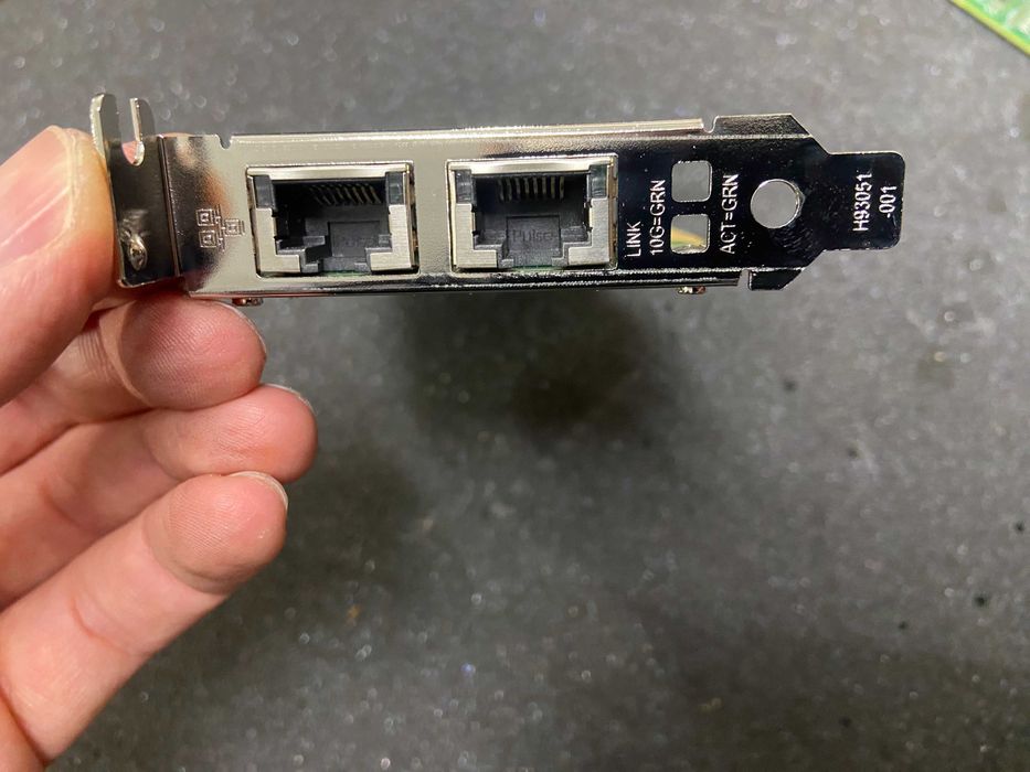 Intel X550-T2 2x 10GbE PCIe LP мрежова карта (Dell 0C4D5P)