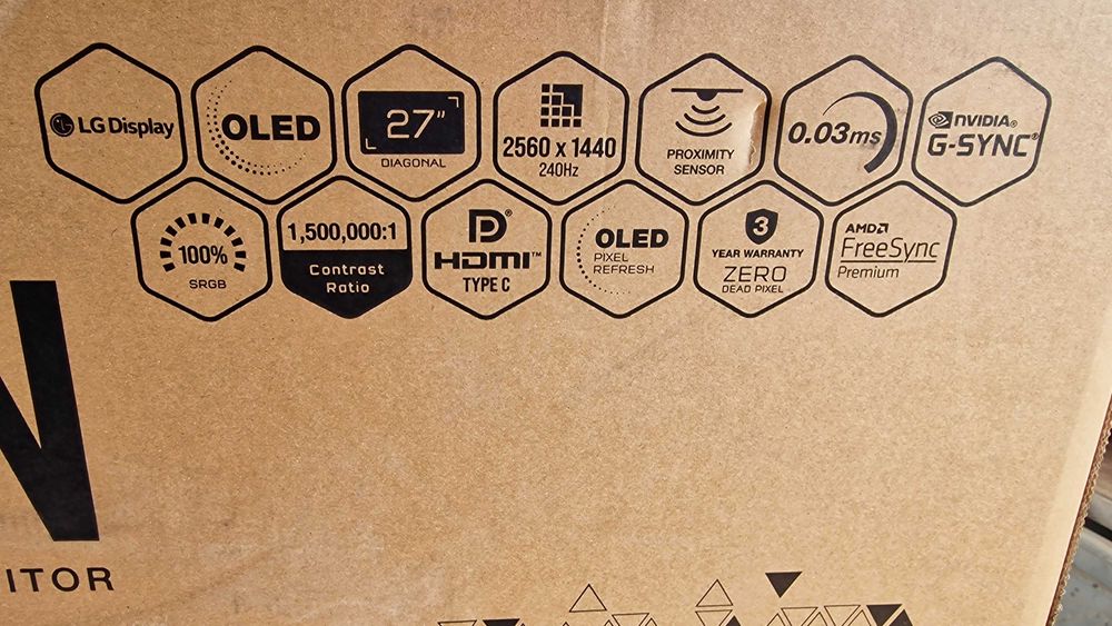 Monitor Gaming OLED Corsair XENEON 27" 27QHD240, QHD (2560 x 1440)