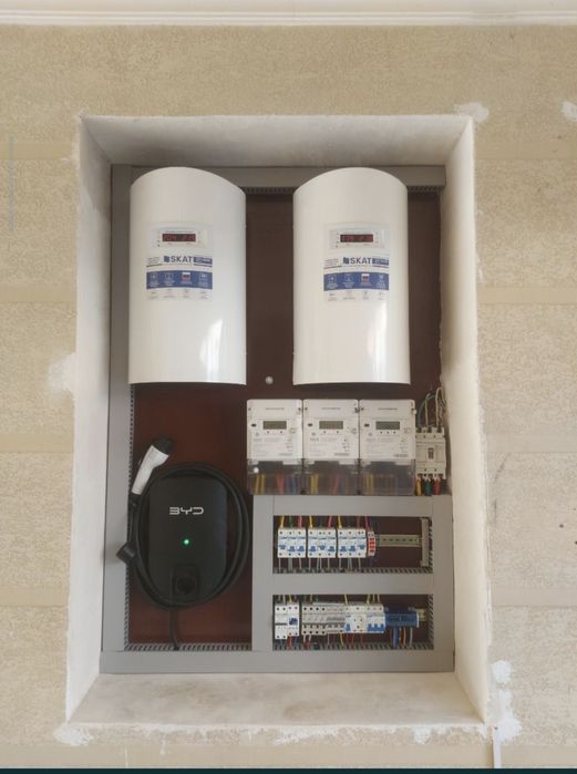 Установка зарядного устройства для электромобиля
220-380 V ishlimiza
L