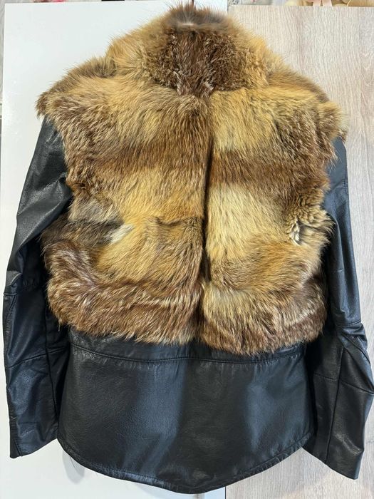 Кожено яке с лисица