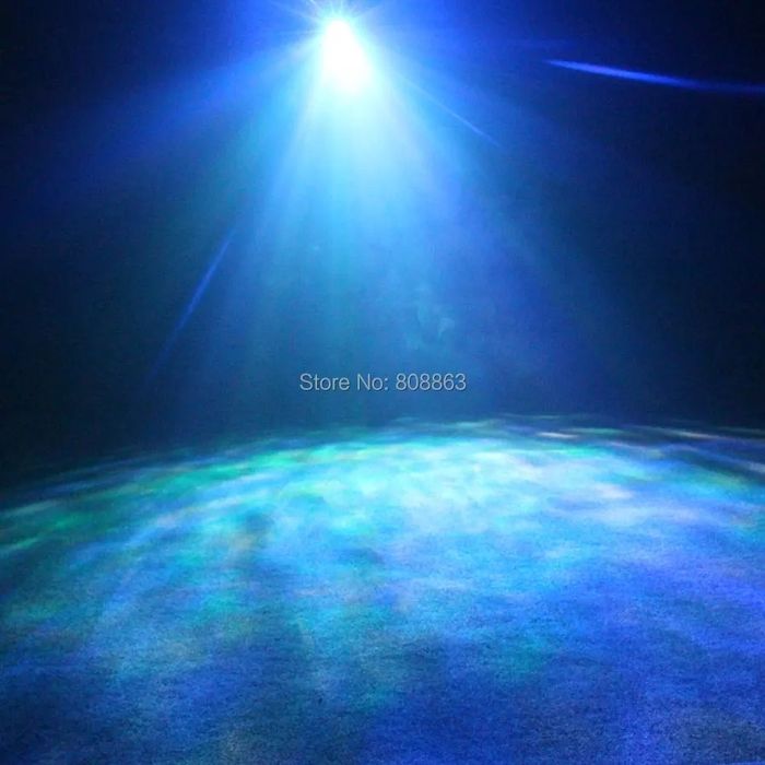 Проектор  7 цветов  дистанционный пульт,   волны