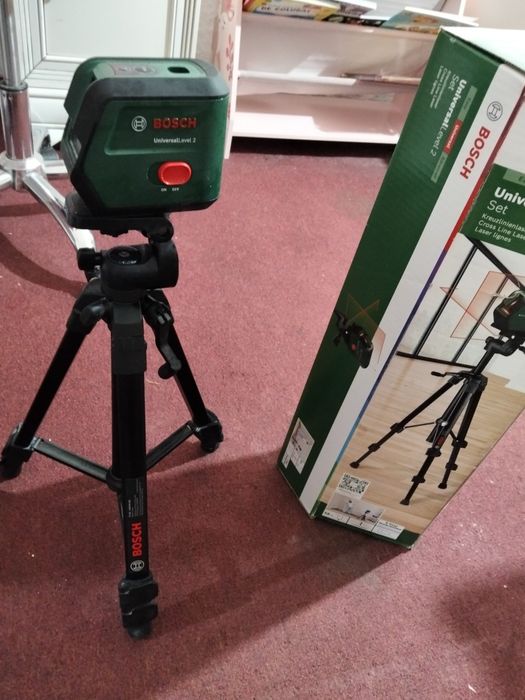 Laser Bosch folosit o singura data