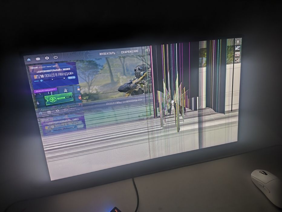 Продам монитор с сломанной матрицей 165гц