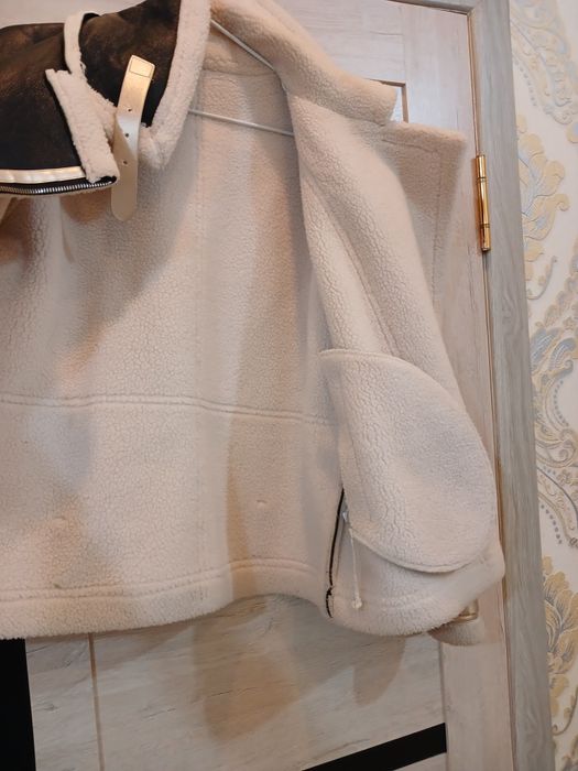 Стильная Трендовая авиатор дубленка. Aviator dublenka