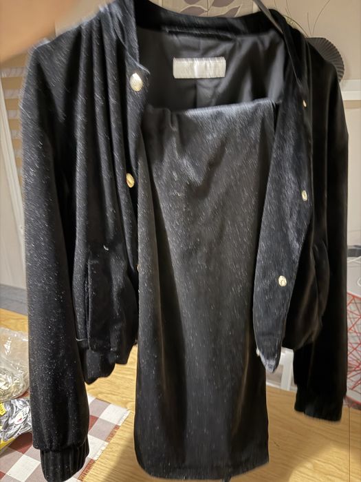 Кадифен костюм Zara