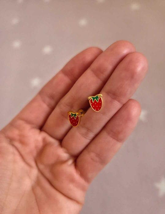 Cercei capsuni copii