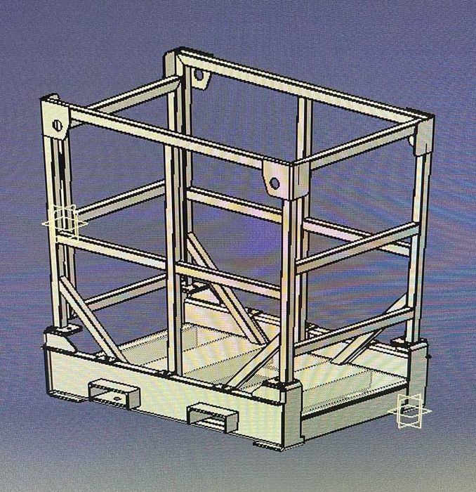 Nacela sistem prindere compatibil buldoexcavatoare