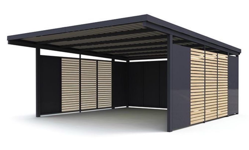 Pergola auto/ copertina metalica/ carport auto pe structura metalica