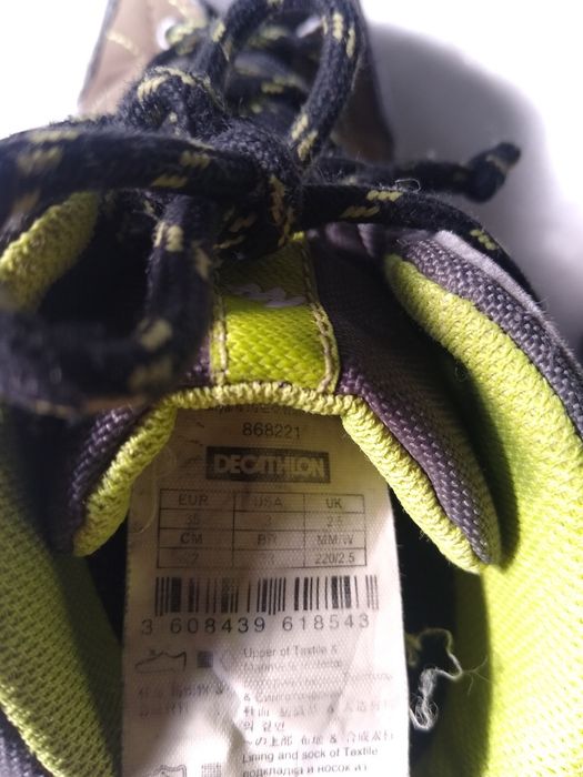 Детски туристически обувки Quechua 35 номер