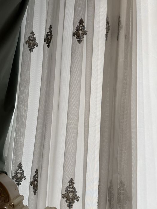 Веллюровый парда (тюл, зашитка)