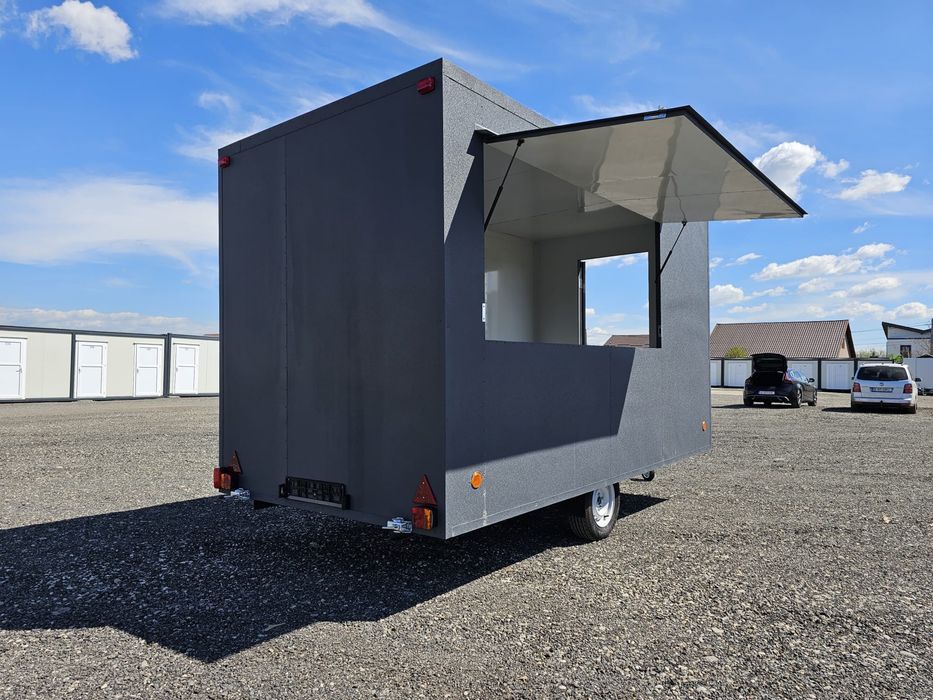 Rulota Comerciala 4x2x2.3m, Omologata MMA 750kg, Cel Mai Mic Pret,Rate