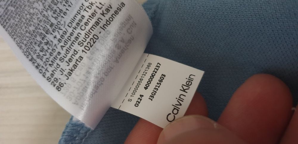 Calvin Klein Jeans  Stretch Cotton Slim / M  ОРИГИНАЛ! Мъжка Тениска!