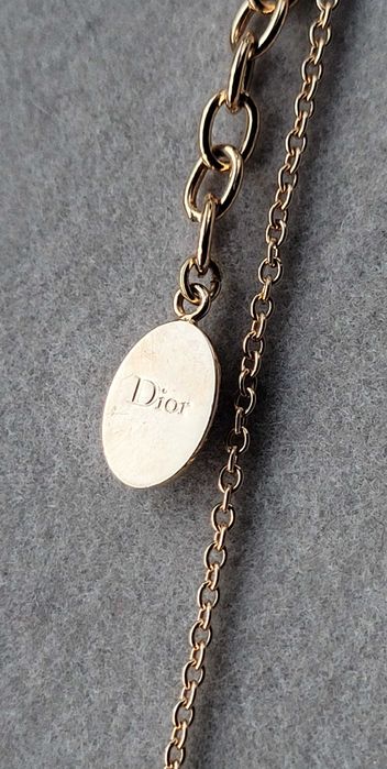 Colier și brățară  Christian Dior, cristale florale roz