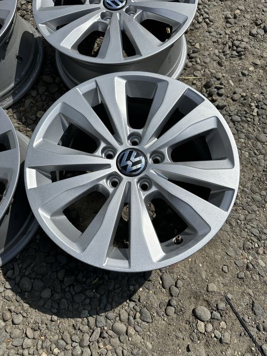 Jante originale 16 5 112 Wv Passat Touran Saran Tiguan Jetta Golf 5 6 7 Audi Skoda Seat