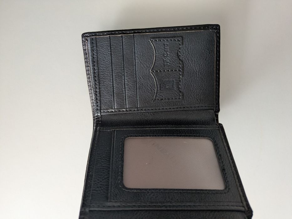 Portofel barbati din piele - albastru - NOU