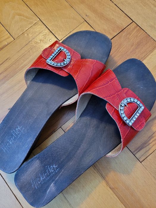 Papuci de piele naturală Hickersberger