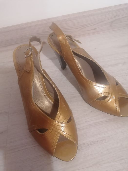 Pantofi dama italieni eleganti din piele, confectionati artizanal, 40