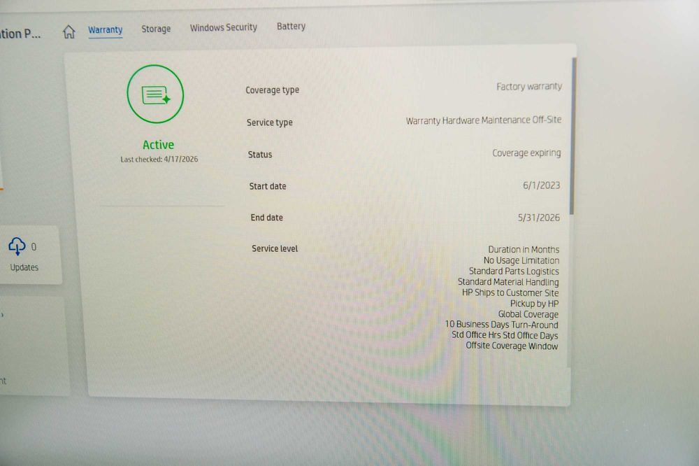 HP ZBook Fury 16 G9 / i7 12800HX / 32GB / 512GB / RTX A1000