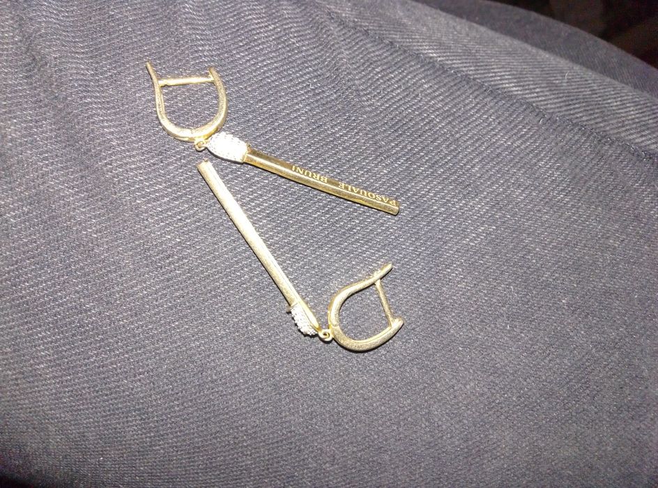 Серги золотые бу . Красивые