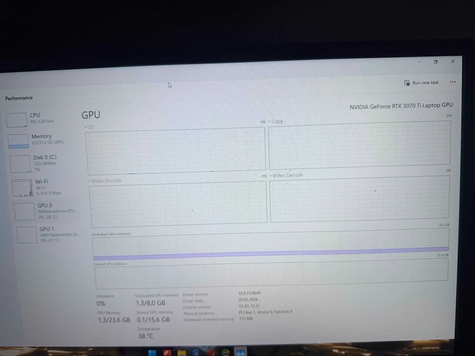 PRETUL ESTE FIX ! Laptop Gaming Acer Nitro 5 | RTX 3070 Ti 150W | Ryzen 7 | 32GB DDR5 Corsair | 1TB