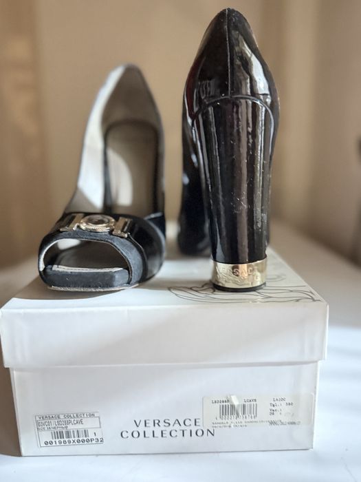 Versace Collection оригинал | лакированные туфли Medusa | с коробкой