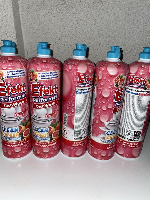 5 buc detergent de vase concentrat la 1 litru