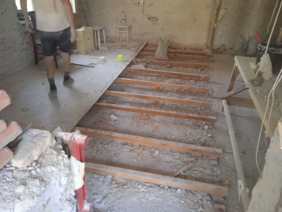 Демонтаж + строительные работы