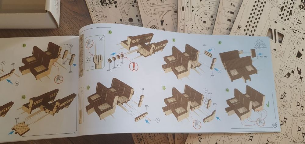 Конструктор Ugears Кабриолетът