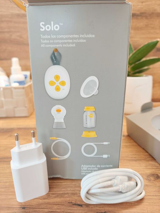 Medela Единична двуфазна електрическа помпа за кърма Solo