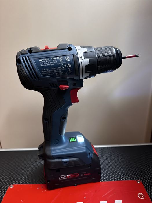 Bosh GSR 18V-65 акумулаторен винтоверт!