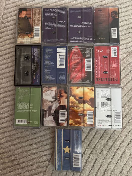 Lot 13 casete audio originale, diverse titluri
