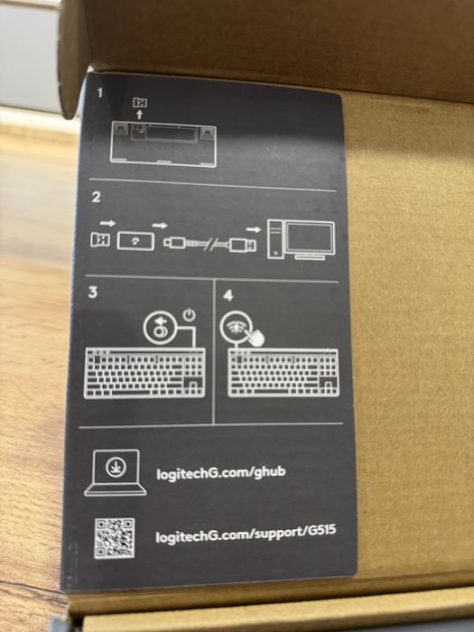 Нова! Logitech G515 Lightspeed TKL Геймърска клавиатура