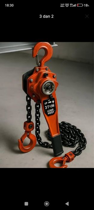 Ruchnoy Tal Treshotka / Рычажная ручная таль с трещоткой  – 3M