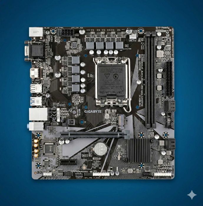 Материнская плата GIGABYTE H610 DDR5 для всех процессоров  i3 i5 i7 i9