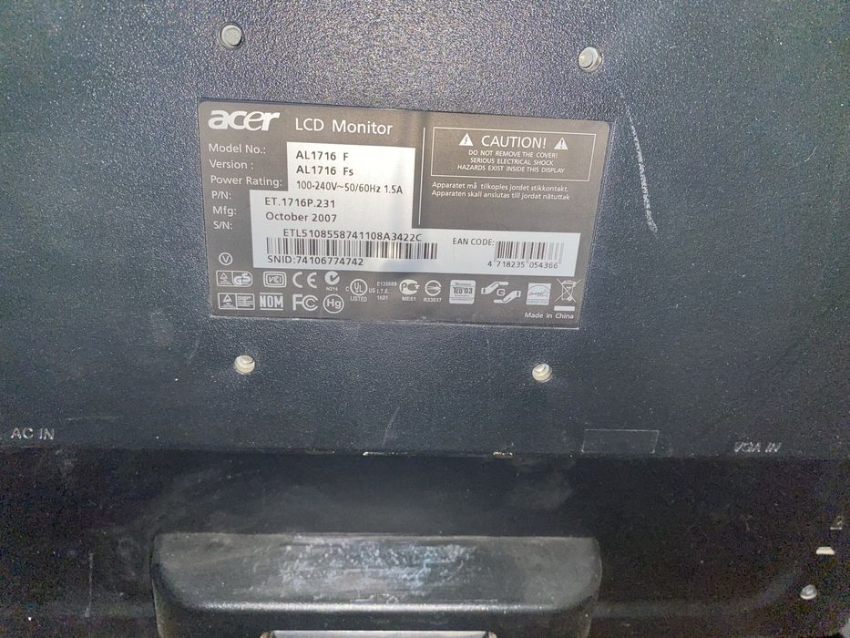 монитор Acer.