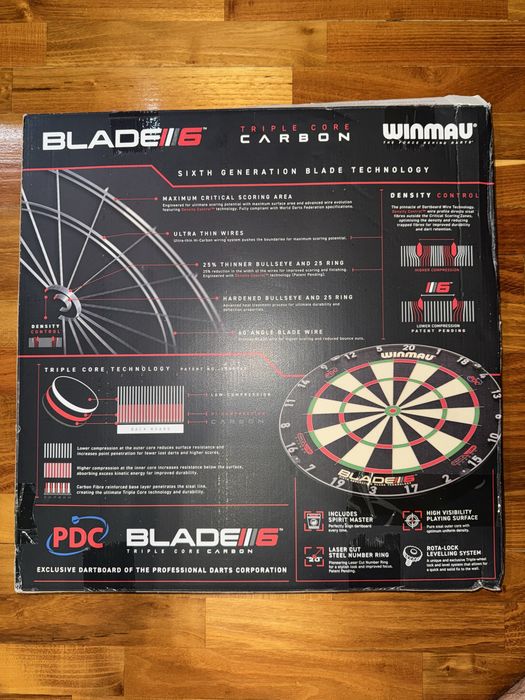 Winmau Blade 6 Triple Core Carbon Dartboard