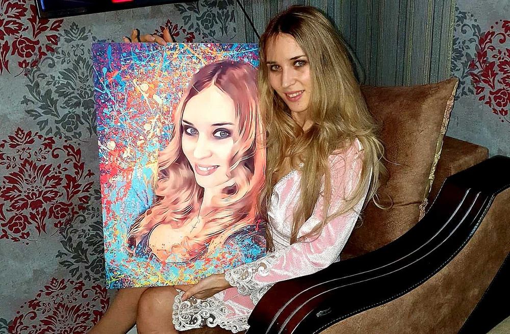 Арт портрет, индивидуальный подарок