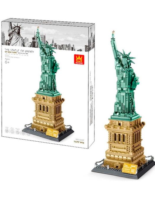 Конструктор Статуя Свободы Нью-Йорк, лего, 1577 деталей, ig3