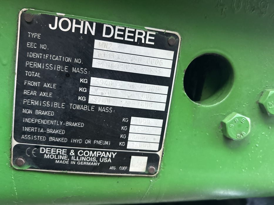 John deere 6920  PERSOANA FIZICA