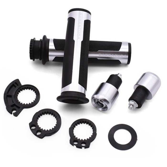 Дръжки за мотоциклет 281, Син, Червен, Черен и Сив