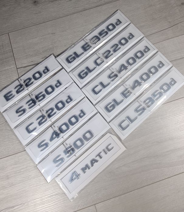 Emblema-Mercedes-E220d-C220d-S350d-S400d-S500-GLE350d-CLS400d-GLC220d