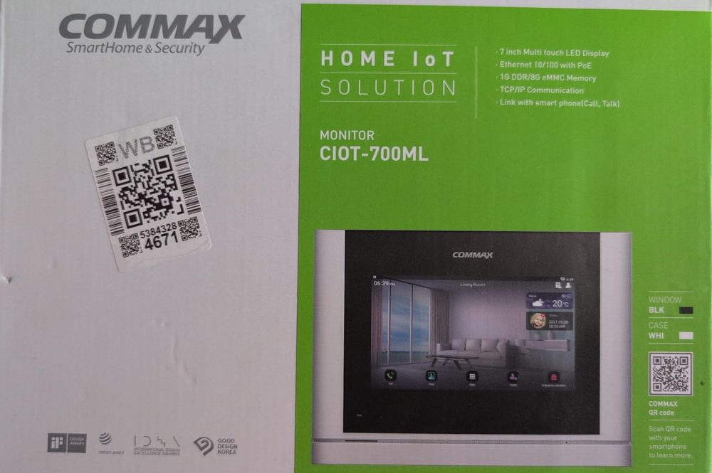 Панель контроля видеодомофон Commax CIOT-700ML