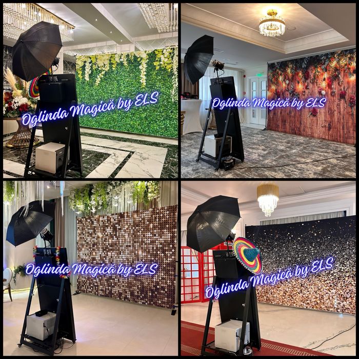 Cabina Foto Oglinda Magica Fum Greu Tort Shoturi Baloane Fum Artificii