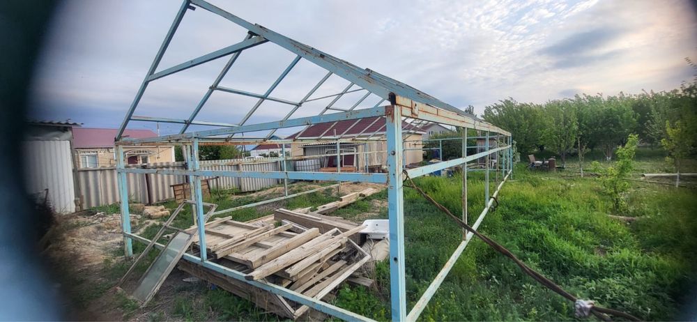 Металлический каркас для теплицы 12х5
