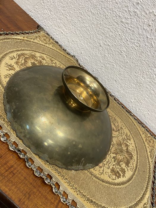 Немска фруктиера с рисуван месинг