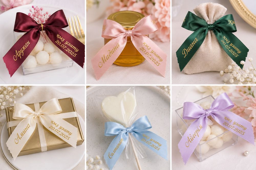 Бомбоньерки. Подушки именные