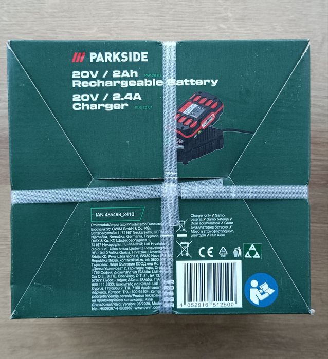 Комплект батерия с зарядно Parkside Нова ..