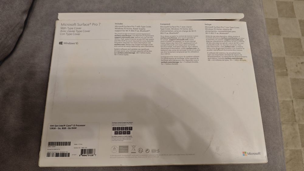 Ноутбук Microsoft surface pro 7