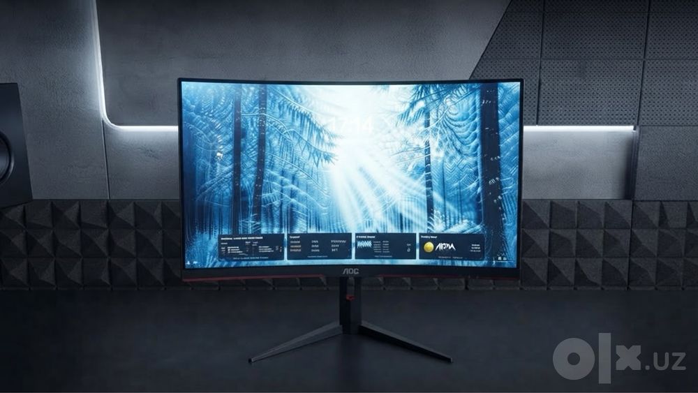 Игровой изогнутый монитор AOC Gaming 27" (300 Гц) — б/у